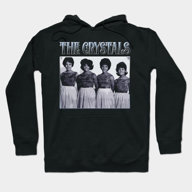 Crystal-Clear Nostalgia Crystal Hits Hoodie by Mythiana